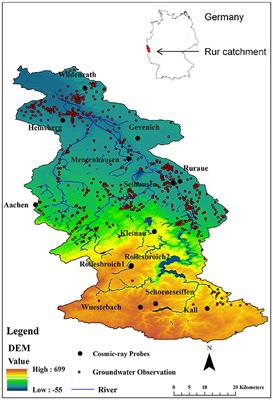 Water table depth assimilation in integrated terrestrial system models at the larger catchment scale